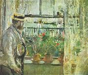 Berthe Morisot Eugene Manet on the Isle of Wight Spain oil painting artist